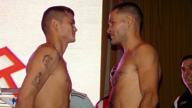 Maidana y González, frente a frente.