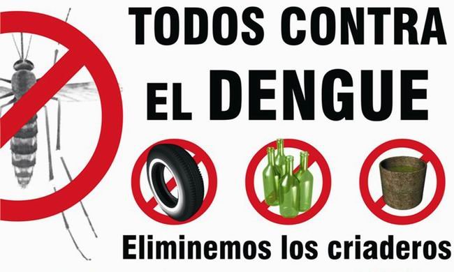 Al dengue lo combatimos entre todos, con prevención.