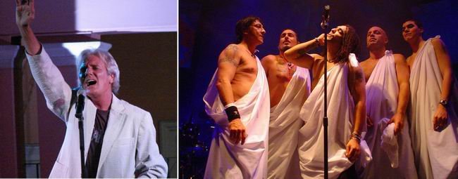 Sergio Denis y Kapanga, dos de los que dirán presente este sábado, en el doble escenario de Low, en el predio de Atilra.