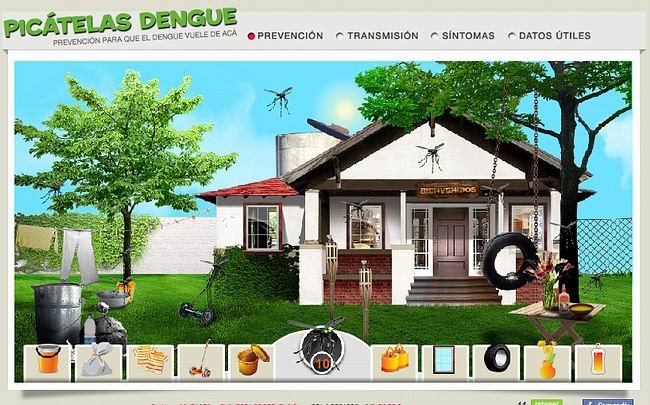 La información, en formato de juego, se encuentra en el sitio.