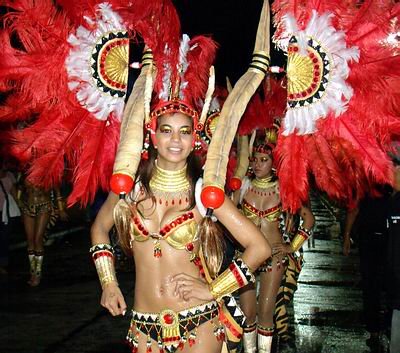 Una de las pasistas de Macumba.