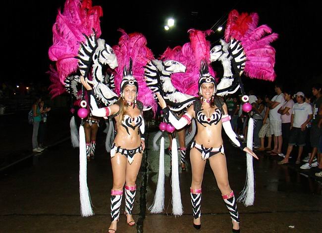 Las cebras, uno de los motivos de las escuadras de Macumba.