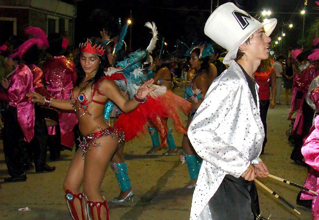 Mangueira haciendo su pasada el sábado.