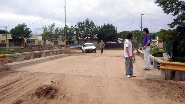 El barrio recupera así una importante vía de comunicación (Foto: Prensa municipalidad).
