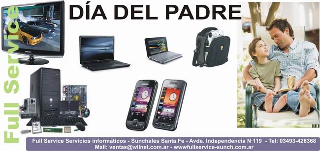 Algunas de las opciones que tiene Full Service.