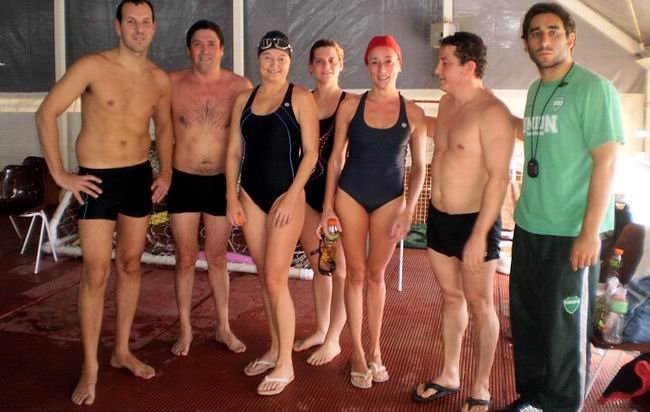 La delegación sunchalense en Esperanza (Foto: Gentileza Hernán Bergesio).