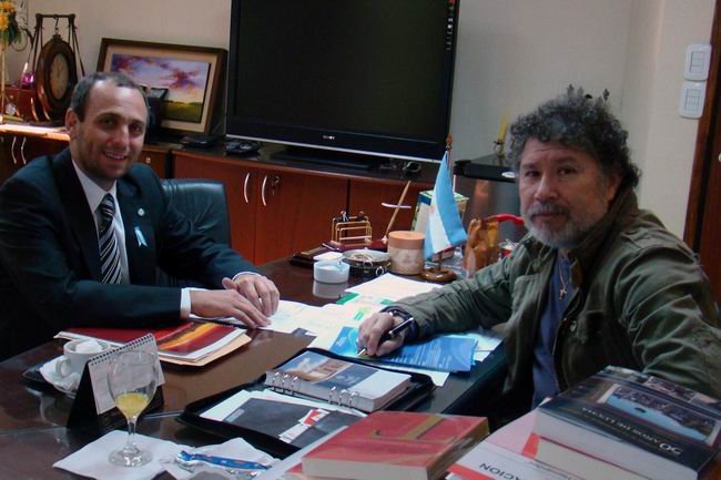 Ponce y Videla, en la reunión mantenida (Foto: Prensa Atilra).