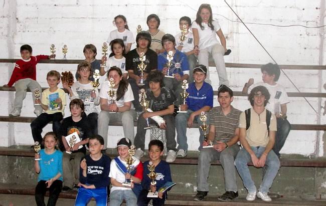 La delegación sunchalense en Ceres (Foto: Gentileza Marcela Colautti).