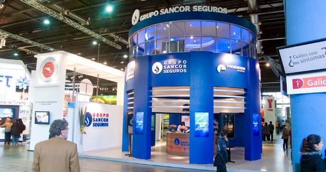 El stand premiado en la Rural de Palermo (Foto: Prensa Grupo Sancor Seguros).