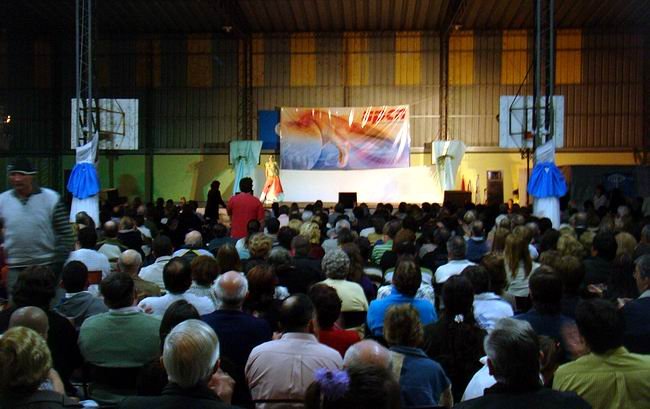 Todo estaba totalmente colmado desde temprano.