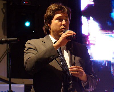 Barroetaveña, subsecretario de la Nación, durante su discurso.