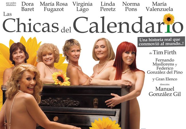 Chicas_Calendario650 El afiche que promociona la obra que llega a la ciudad.
