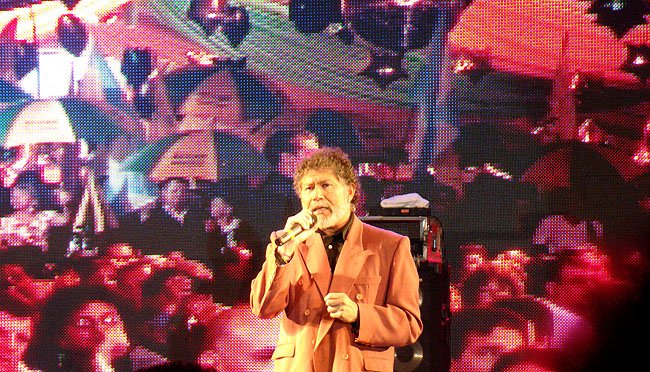 Ponce en discurso Héctor Ponce, durante el discurso del sábado.