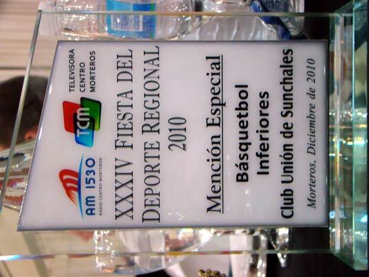 El premio otorgado a Unión.