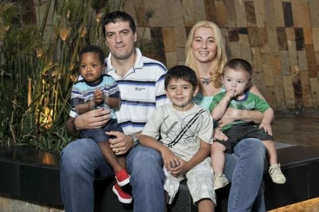 La familia Corroto a pleno (Foto: El Litoral). La familia Corroto a pleno (Foto: El Litoral).