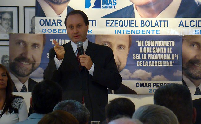 Ezequiel Bolatti, durante la presentación.