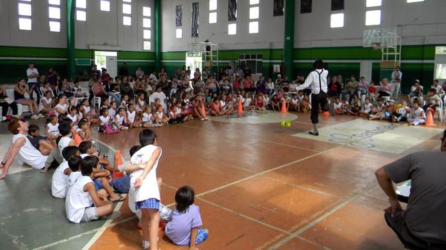 Los chicos, en la última de las actividades de la Colonia (Foto: Prensa Municipalidad).