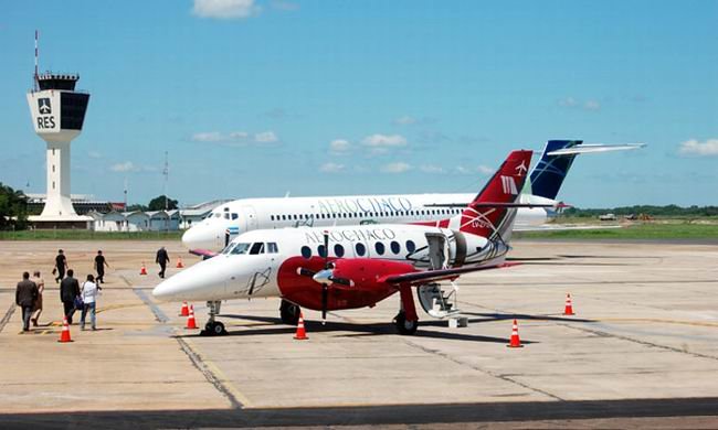 Una de las aeronaves de Aerochaco que prestará el servicio (Foto: Internet).