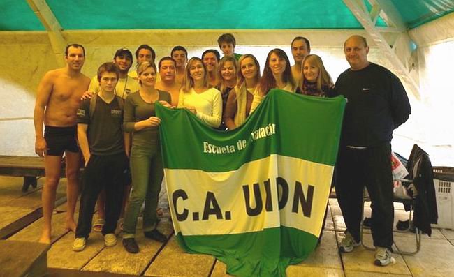 El grupo de Unión que estuvo participando del certamen (Foto: Gentileza Hernán Bergesio).