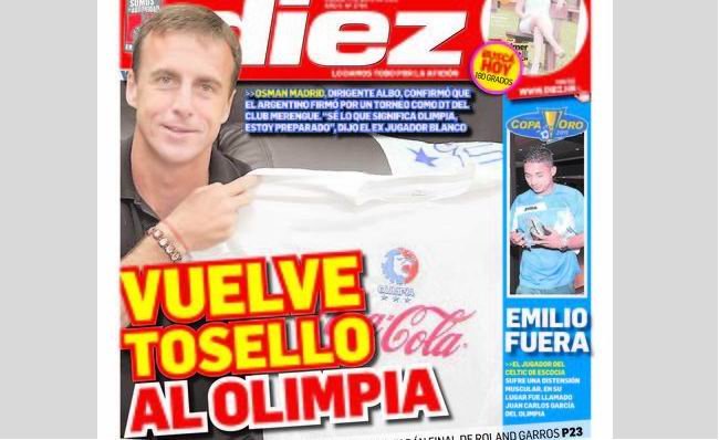 Tosello_Tapa_diez650 La tapa del Diario Deportivo Diez, anunciando su regreso.
