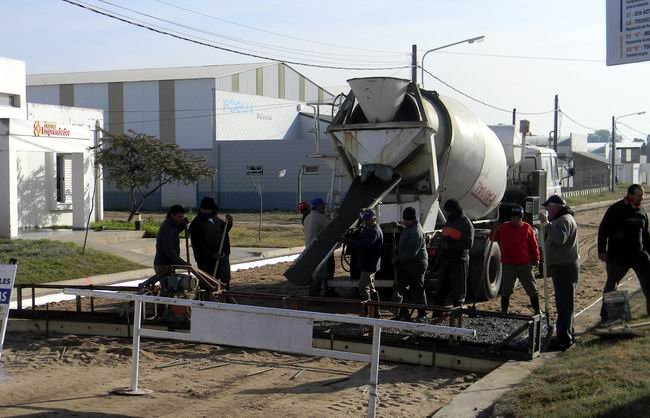 Las tareas desarrolladas en la mañana de hoy (Foto: Prensa Municipalidad).