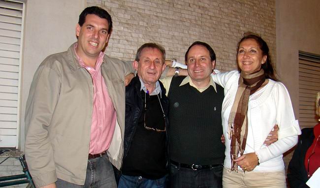 Bolatti celebra junto a José Marotti y Leandro Migliori, dos que estarán acompañándolo desde el Concejo.