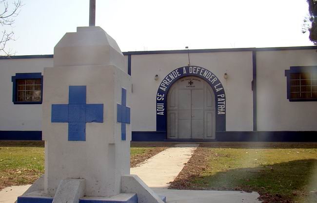 El remozado frente del Tiro Federal.