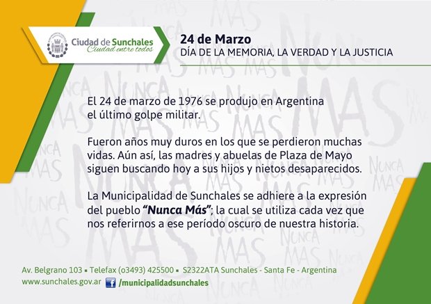 Muni 24 marzo