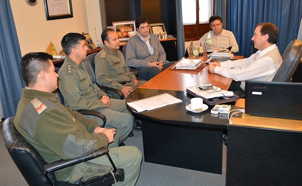 Un momento de la reunión del martes (Prensa municipalidad).