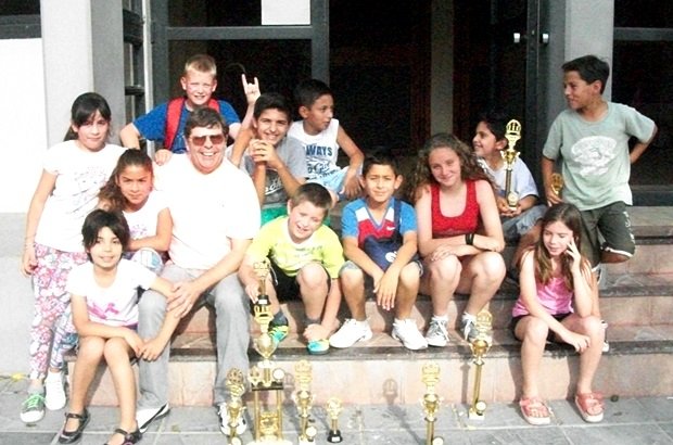 Los chicos del Liceo Municipal.