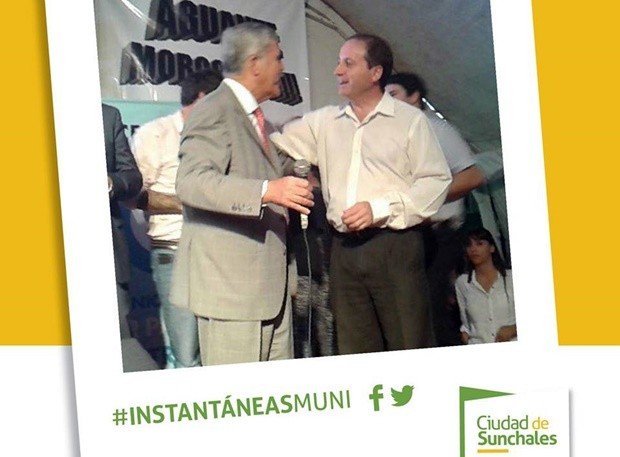 Uno de los encuentros previos del Intendente con el Ministro, durante los meses anteriores (Archivo).