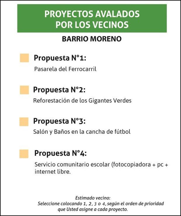 Participativo Moreno