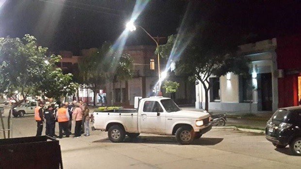 El sitio donde se produjo el accidente (Facebook).