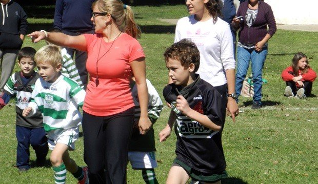 Los más pequeños, en plena actividad el último fin de semana.