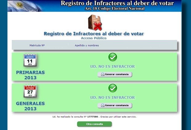 Infractores
