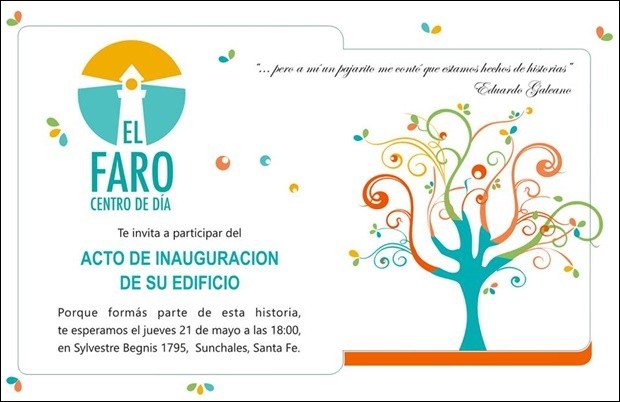 El Faro invitacion