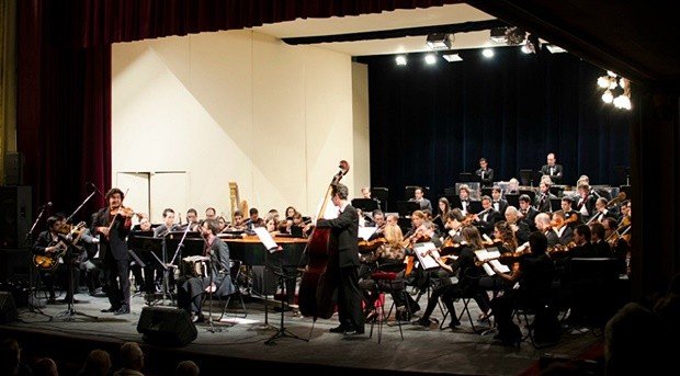 La Sinfónica, en acción.