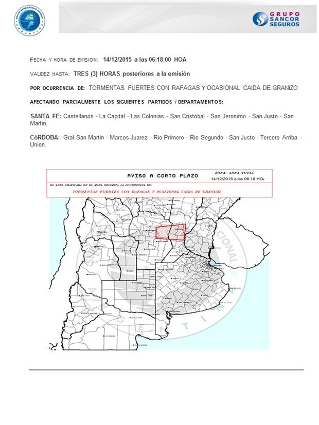 Pronostico 141215 Alerta