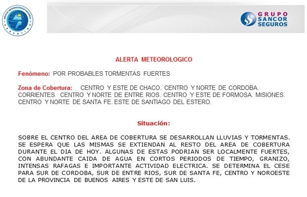 Pronostico Alerta