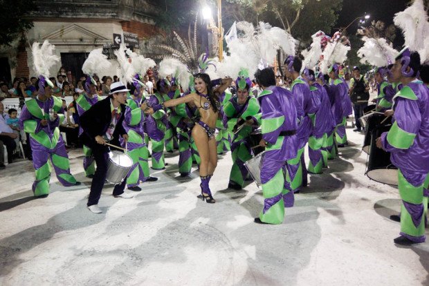 Una de las postales de los Carnavales de la anterior edición.