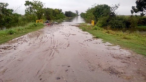 Uno de los caminos ubicado al norte de la Ruta 280S.