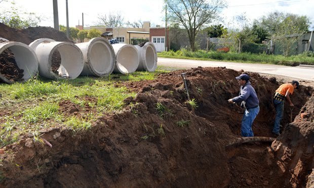 Entubado calle Rafaela