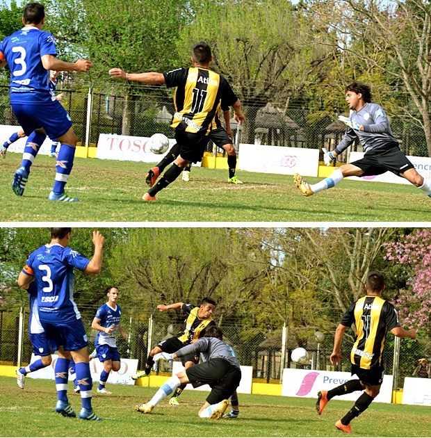 La secuencia del primer gol... Centro y conversión de David López.